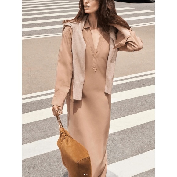 Veronica Beard Dresses & Skirts - NWT Veronica Beard Midi Long-Sleeve Liberty Shirt Dress